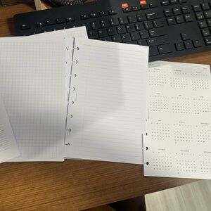 Cloth and paper inserts